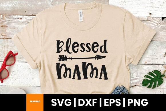 Blessed Mama Svg Quote – A Versatile Graphic Design Asset