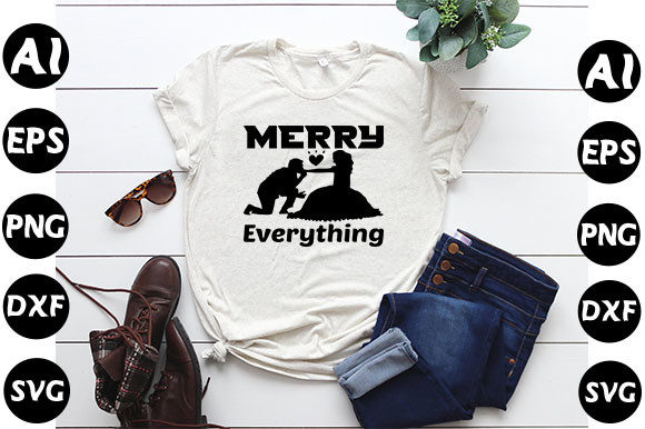 Christmas Quote Design for T-Shirt Graphics and Branding
