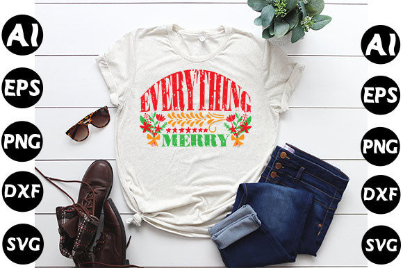 Christmas Quote Design Graphics for T-Shirt Designs