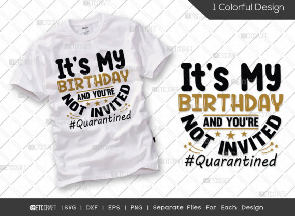 Its My Birthday and You re Not Invited Graphics for T-Shirt Designs