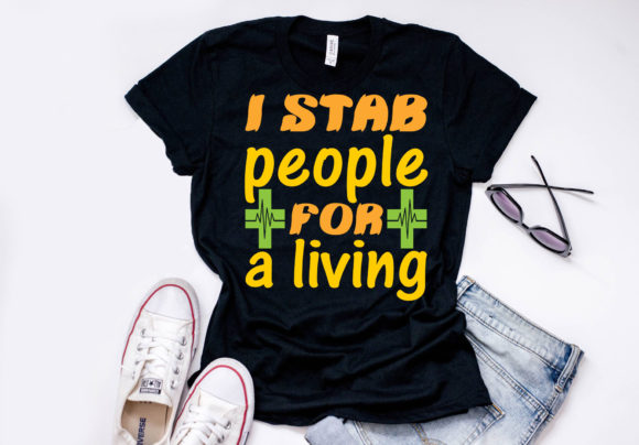 Nurse Quote Design for T-Shirt Graphics