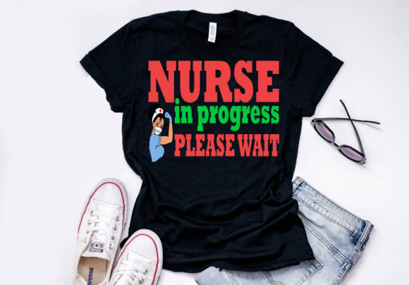 Nurse Quote Design for T-Shirt Graphics