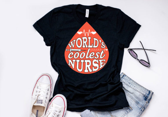 Nurse Quote Design for T-Shirt Graphics